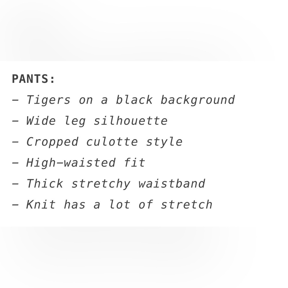 Tiger Pants | Dressed in LALA - Picture 6 of 7